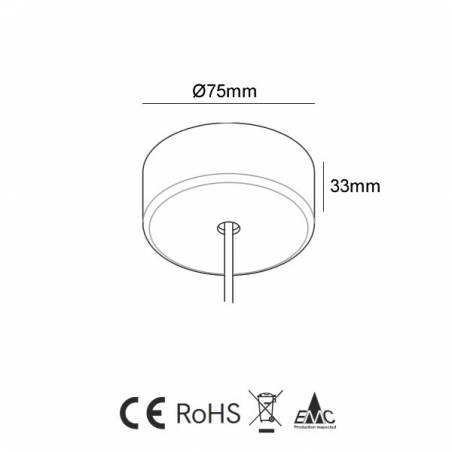 Base Space superficie Ø7,5cm - Beneito Faure