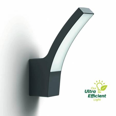 PHILIPS Splay LED IP44 wall light Ultra efficient