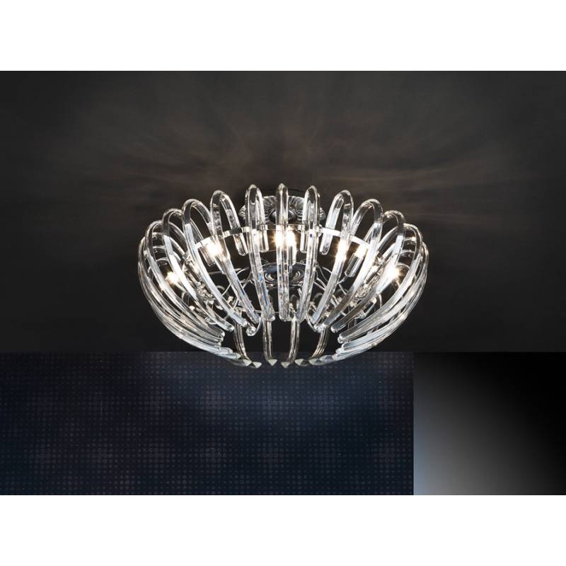 Schuller Ariadna ceiling lamp 9 lights cristal
