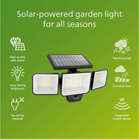 PHILIPS Nysil LED solar flood light IP65