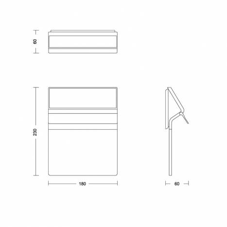 Aplique de pared Enkara LED Solar IP44 número - Philips
