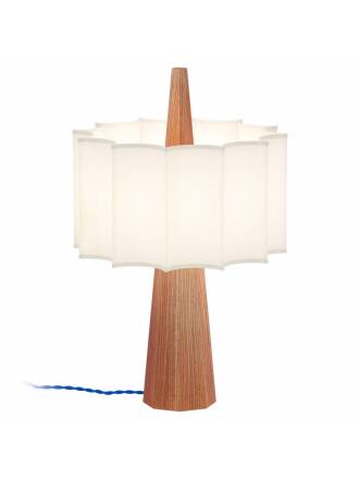 ROBIN Rain wooden G9 table lamp