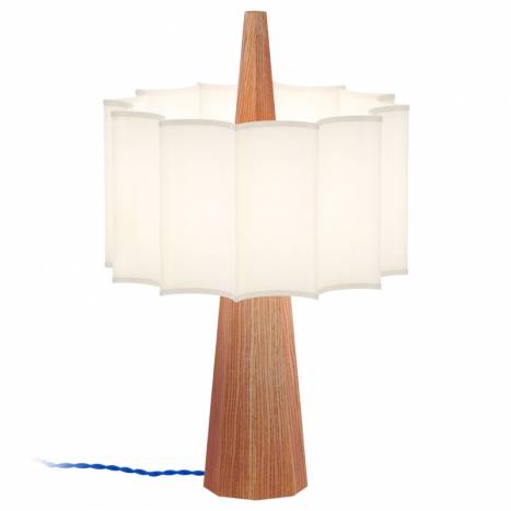 ROBIN Rain wooden G9 table lamp