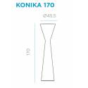 NEWGARDEN Konika 170cm IP65 exterior floor lamp