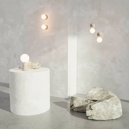 SULION Creta LED 1L G9 concrete wall light