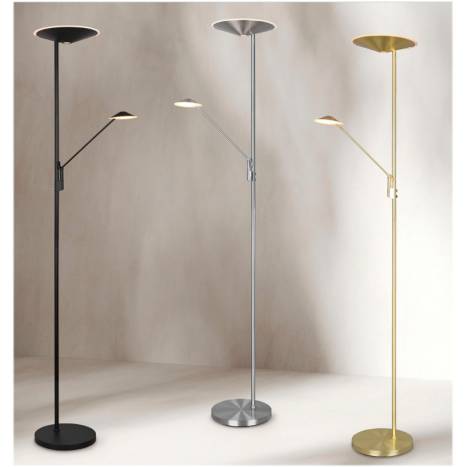 TRIO Brantford  30w+7w CCT LED floor lamp dimmable