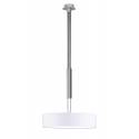 Trio Texti pendant lamp 3L white shade