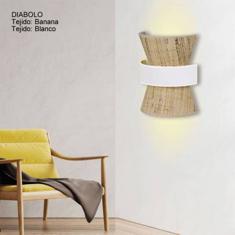 Aplique de pared Diabolo 2L E27 - Marinisa