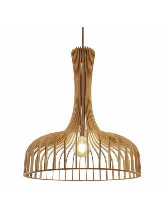 INESLAM Azahar 1L E27 wood pendant lamp