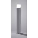 Lampara de pie Hudson LED 80cm aluminio gris