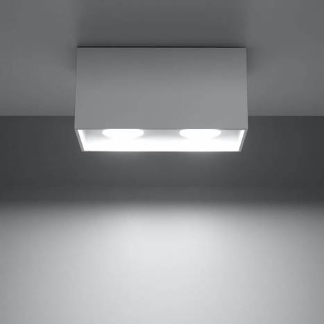 Plafón de techo Quad 2L GU10 - Sollux