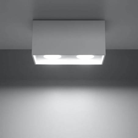Plafón de techo Quad 2L GU10 - Sollux