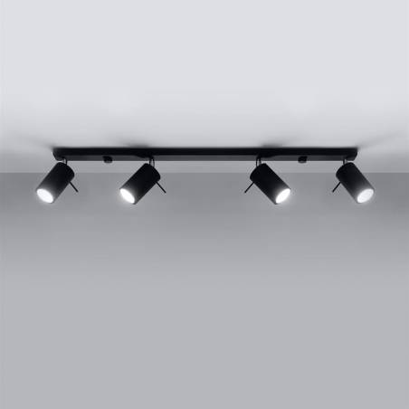 Regleta de focos Ring 4L GU10 80cm - Sollux