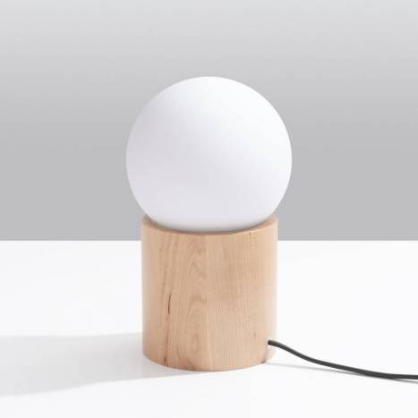 Lámpara de mesa Boomo G9 madera - Sollux