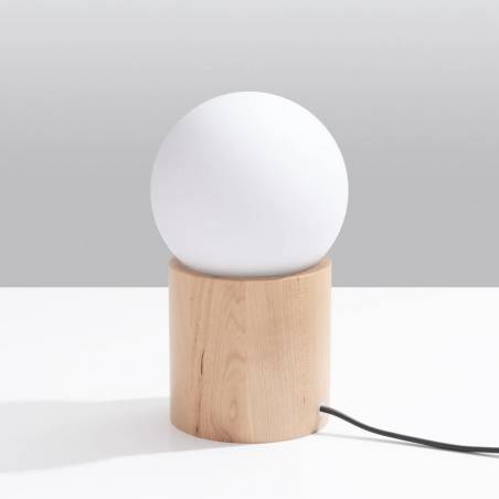 Lámpara de mesa Boomo G9 madera - Sollux