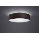 Trio Texti ceiling lamp 3L black shade