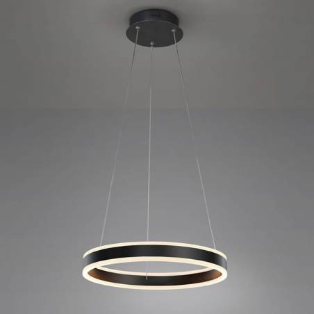 Lámpara colgante Helia LED negro - Schuller