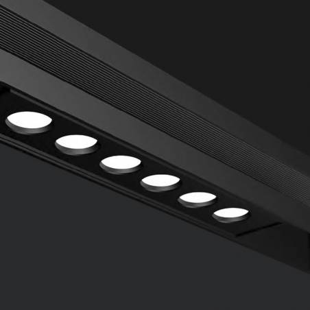 Foco carril Magneto lineal 48V LED magnético - Mantra