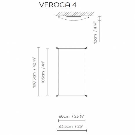 Lámpara Veroca LED tela blanco - Blux