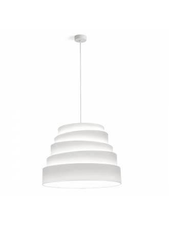 MASSMI Blur pendant lamp white fabric