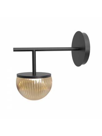 Aplique de pared Roi G9 brazo cristal - Robin