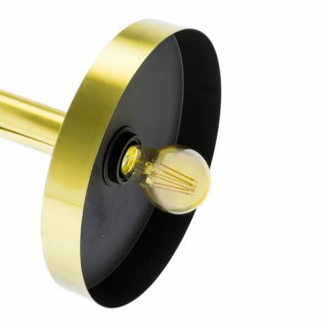 Aplique de pared Whizz oro + negro - Faro