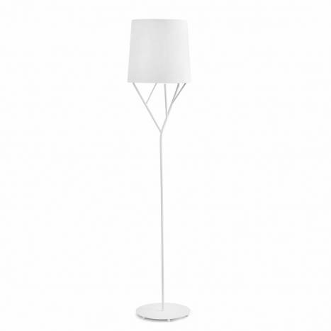 FARO Tree floor lamp 1L steel and fabric