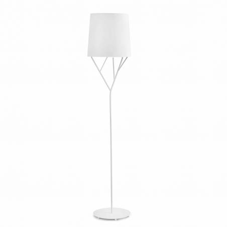FARO Tree floor lamp 1L steel and fabric