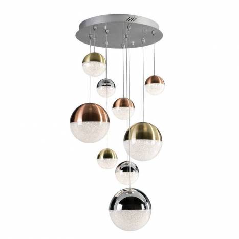 Lámpara colgante Sphere 9L LED colores - Schuller Lámpara colgante Sphere 9L LED colores - Schuller