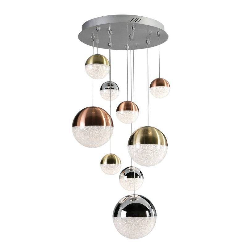Lámpara colgante Sphere 9L LED colores - Schuller Lámpara colgante Sphere 9L LED colores - Schuller