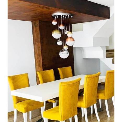 Lámpara colgante Sphere 9L LED colores - Schuller