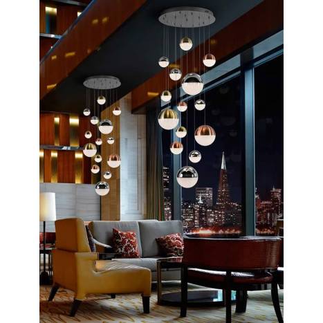 Lámpara colgante Sphere 14L LED colores - Schuller
