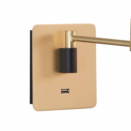 Aplique de lectura Lite LED táctil + USB - MDC