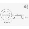 Downlight Eye LED circular de Cristalrecord