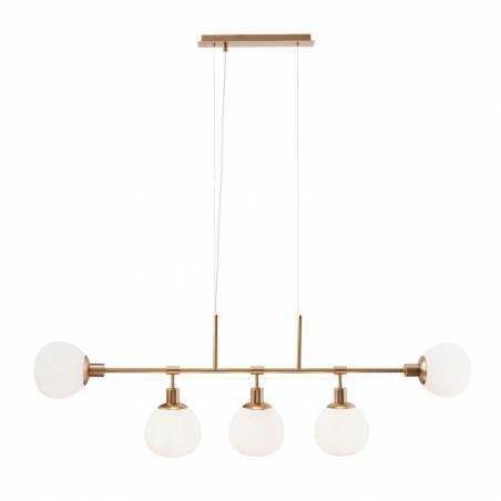 Lámpara colgante Erich 5L E14 120cm latón - Maytoni