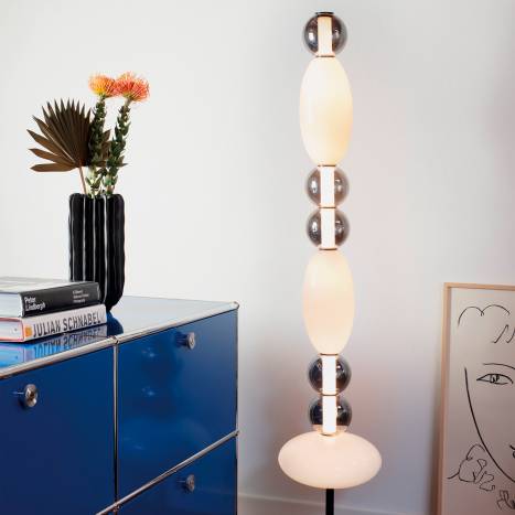 Lámpara de pie Lumiere LED vidrio - Ideal Lux