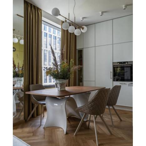 Lámpara colgante Erich 5L E14 120cm latón - Maytoni