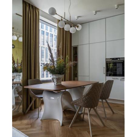 Lámpara colgante Erich 5L E14 120cm latón - Maytoni