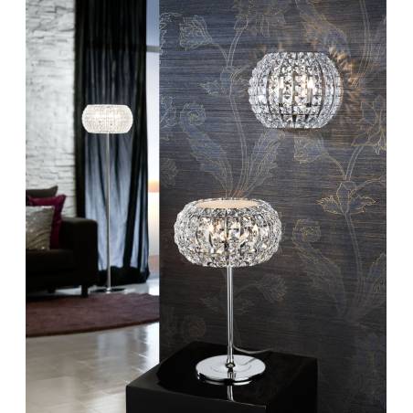 Lámpara de mesa Diamond 24cm cristal - Schuller