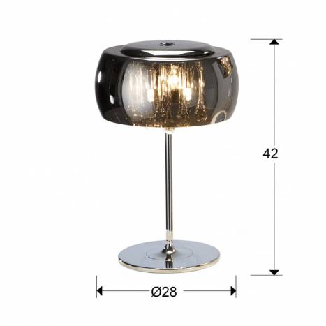 Lámpara de mesa Argos cristal - Schuller