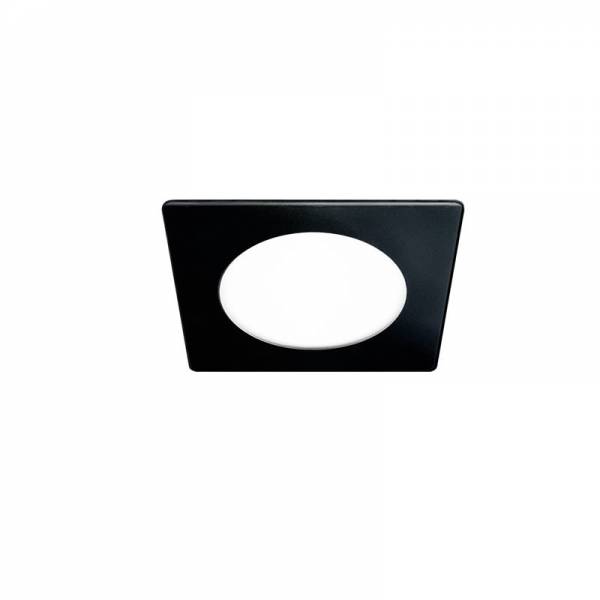 Downlight LED 6w Novo Lux cuadrado negro de Cristalrecord