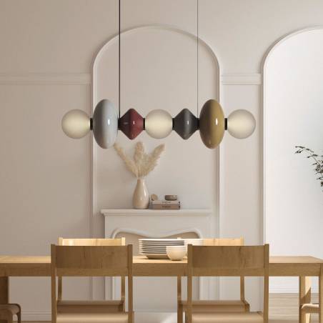 Lámpara colgante Mapi LED 100cm vidrio - Aromas