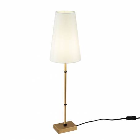 Lámpara de mesa Zaragoza E14 latón - Maytoni