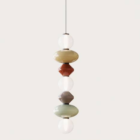 Lámpara colgante Mapi LED Vertical 117cm vidrio - Aromas Lámpara colgante Mapi LED Vertical 117cm vidrio - Aromas