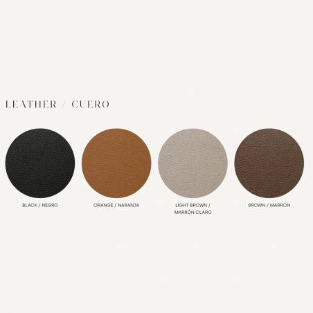 Lámpara colgante Rems Ø40 cuero - Aromas