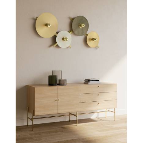 AROMAS Abby 4L E27 wall lamp