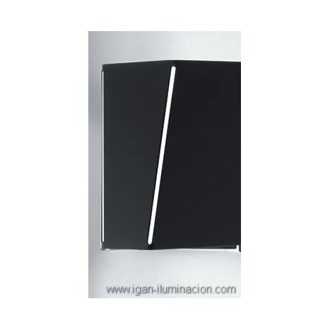 Aplique de pared Future 2 luces metal plegado colores