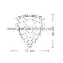 VITA Conia pendant lamp 40cm