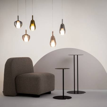 Lámpara colgante Duality E27 Ø20 cristal - Maytoni