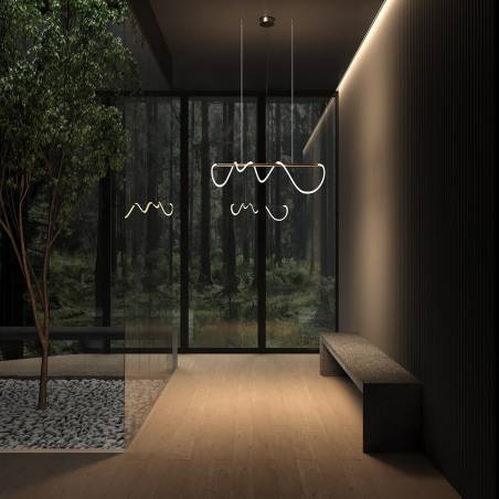 Lámpara suspendida Tau LED 140cm - Maytoni